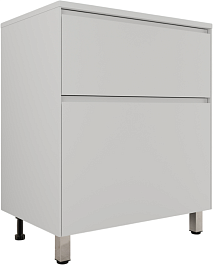 Style Line Тумба под раковину Лима 70 Plus эмаль белая матовая – фотография-2